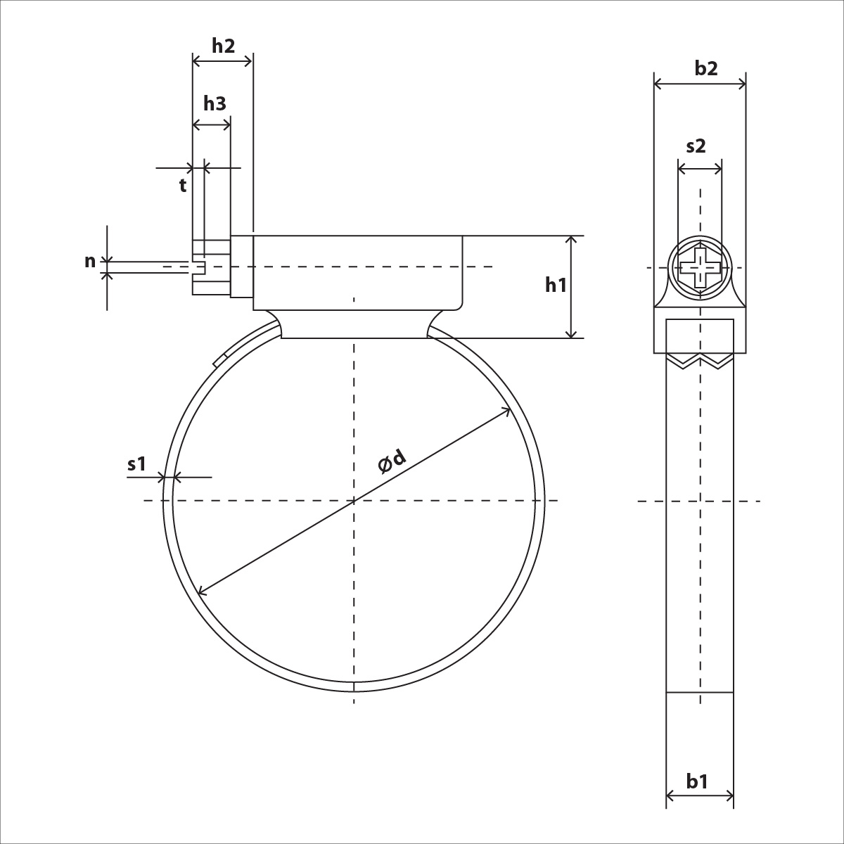 DIN 3017 Skizze