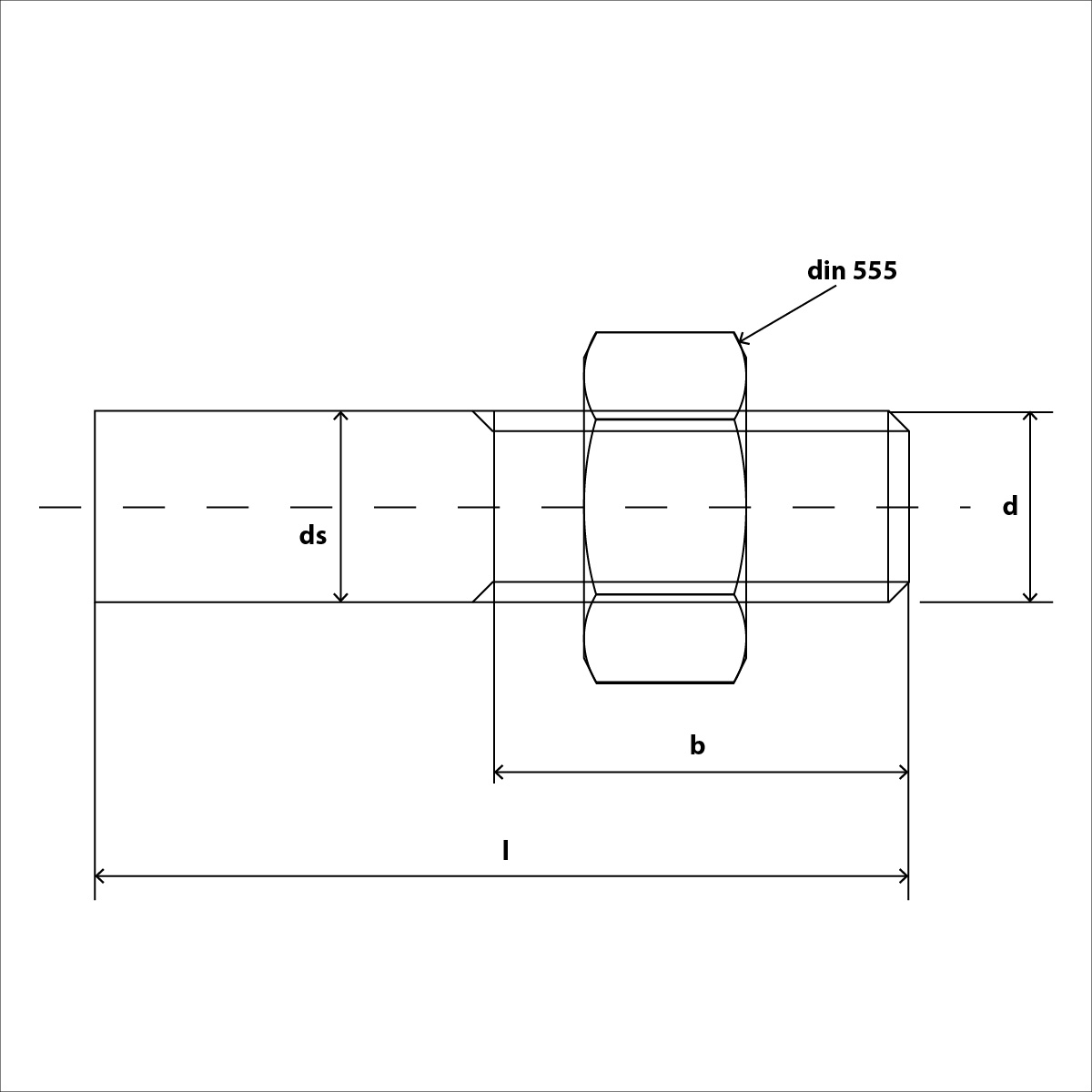 DIN 525 Skizze