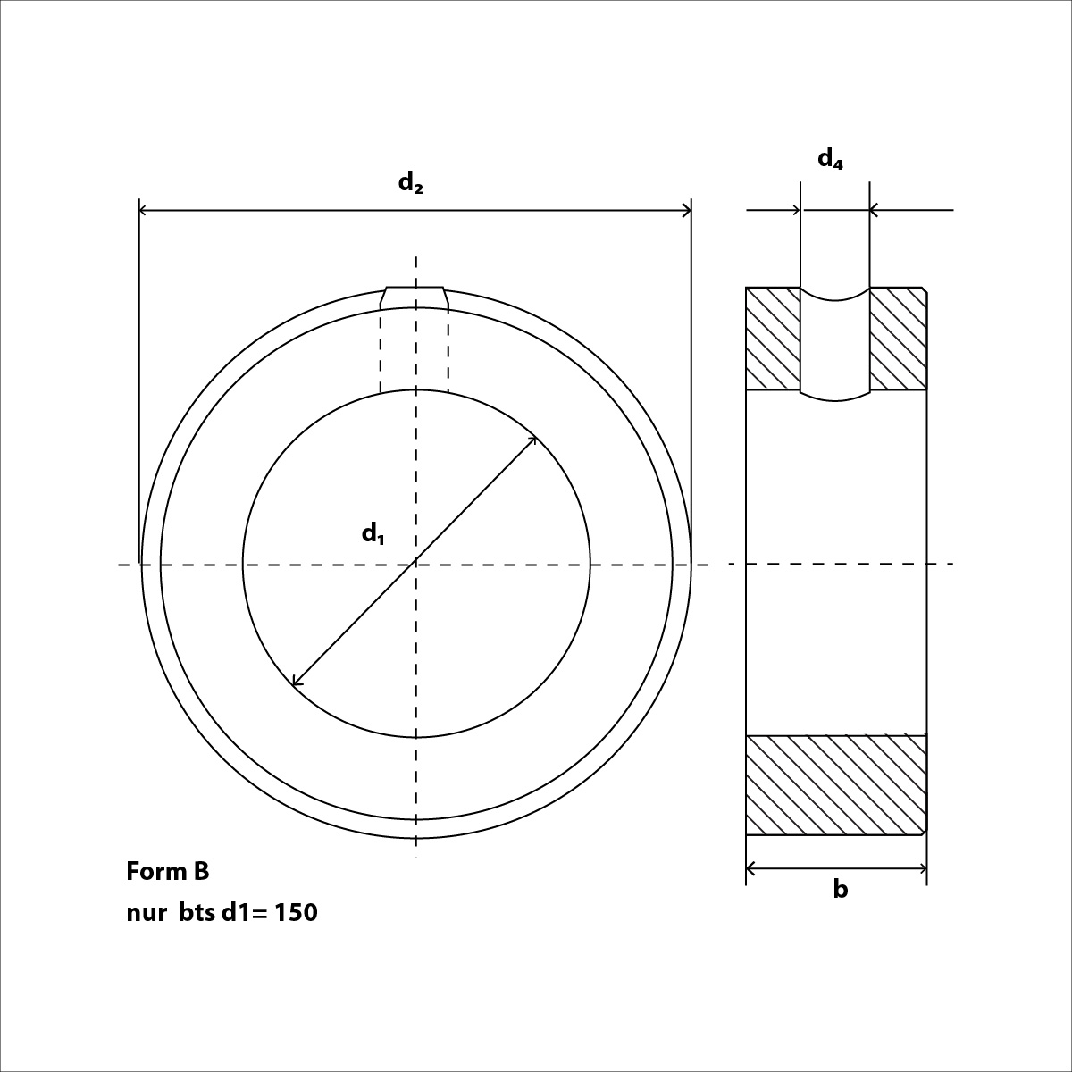 DIN 705 Skizze