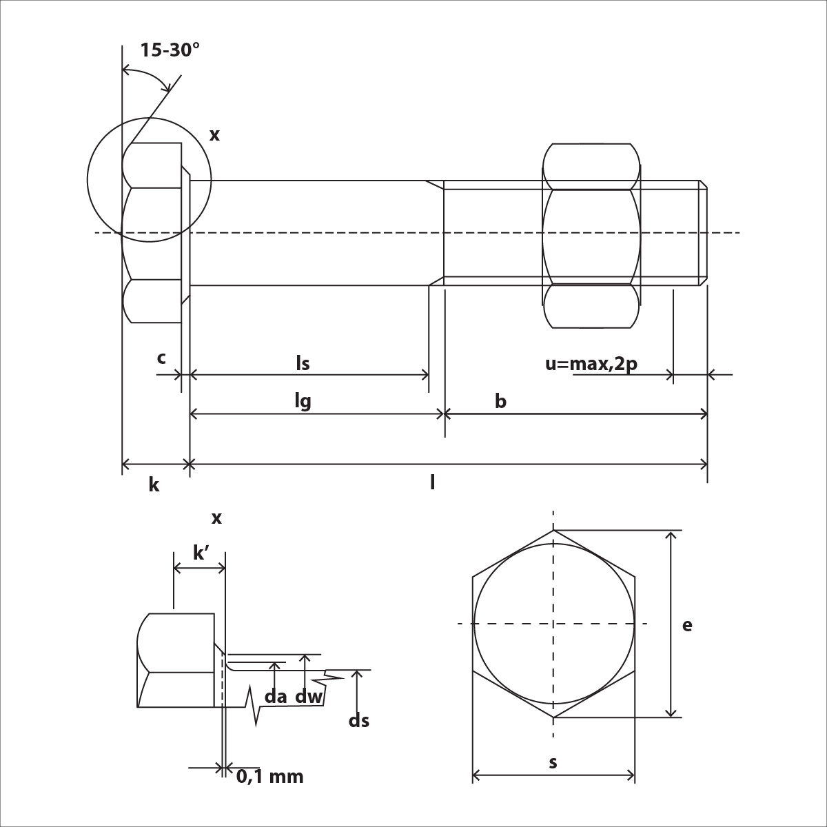 DIN 7990 Skizze