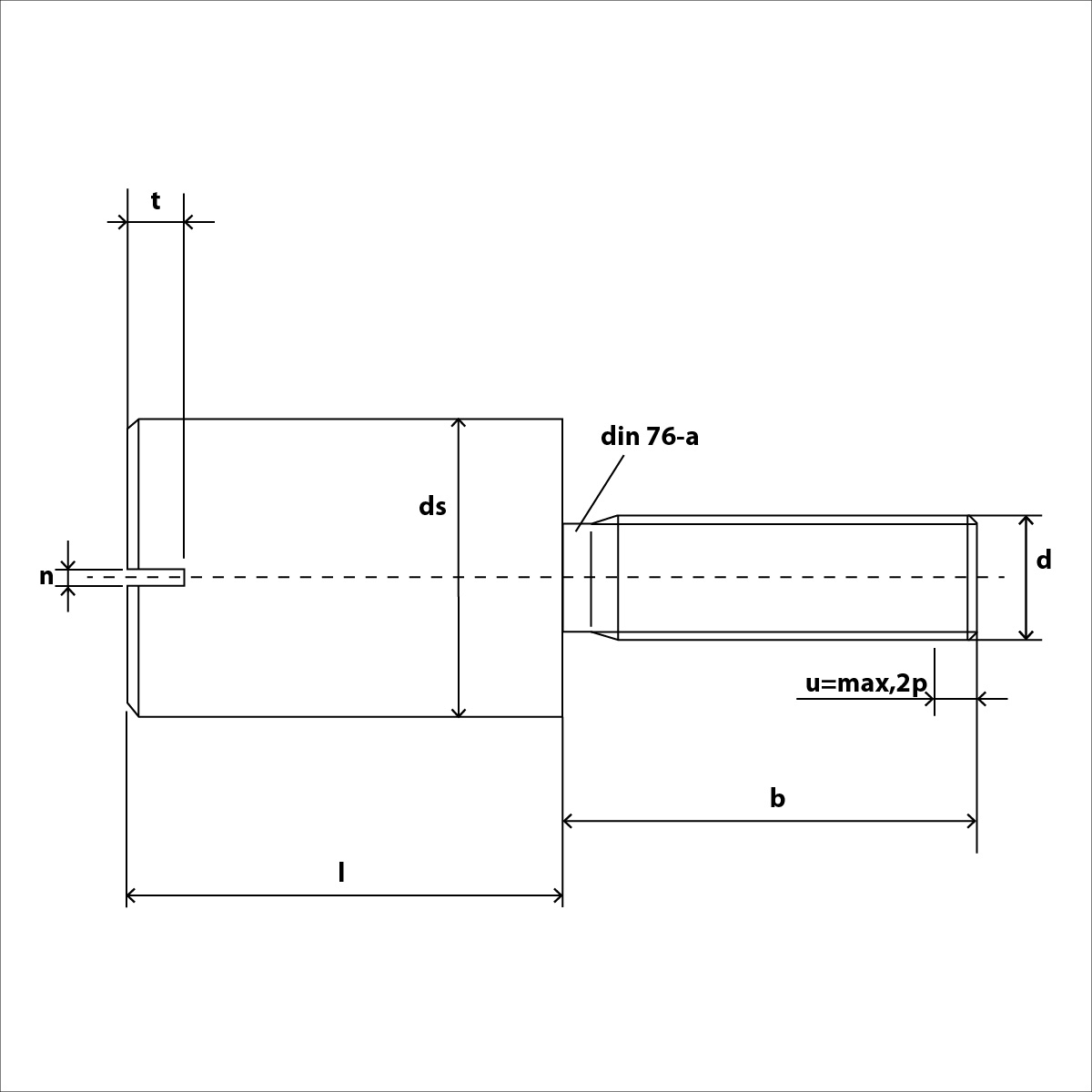 DIN 927 Skizze