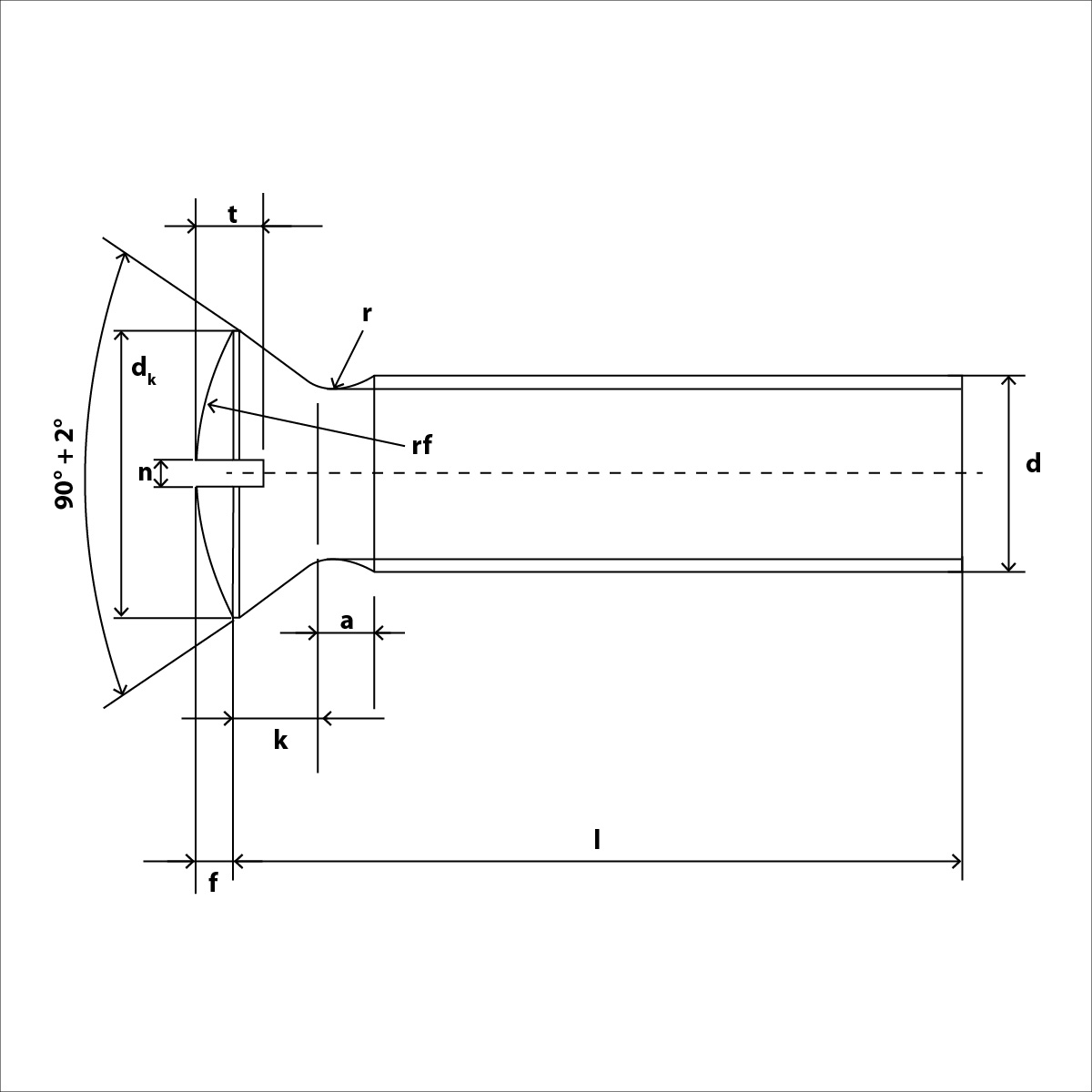 DIN 964 Skizze