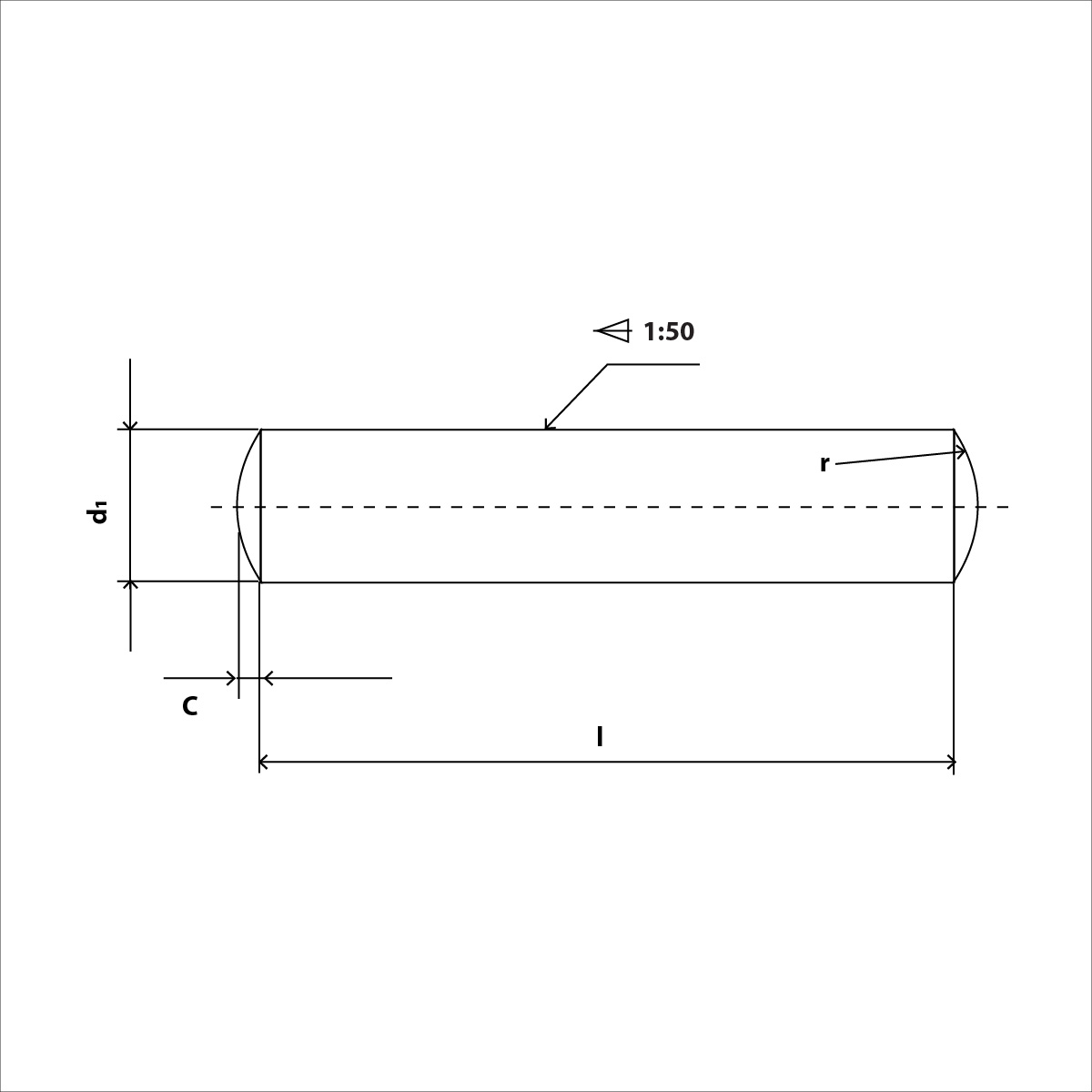 DIVERSE Kegelstift ISO 2339 gedreht B 3x 20 Stahl Kegel 1:50 100 Stück 