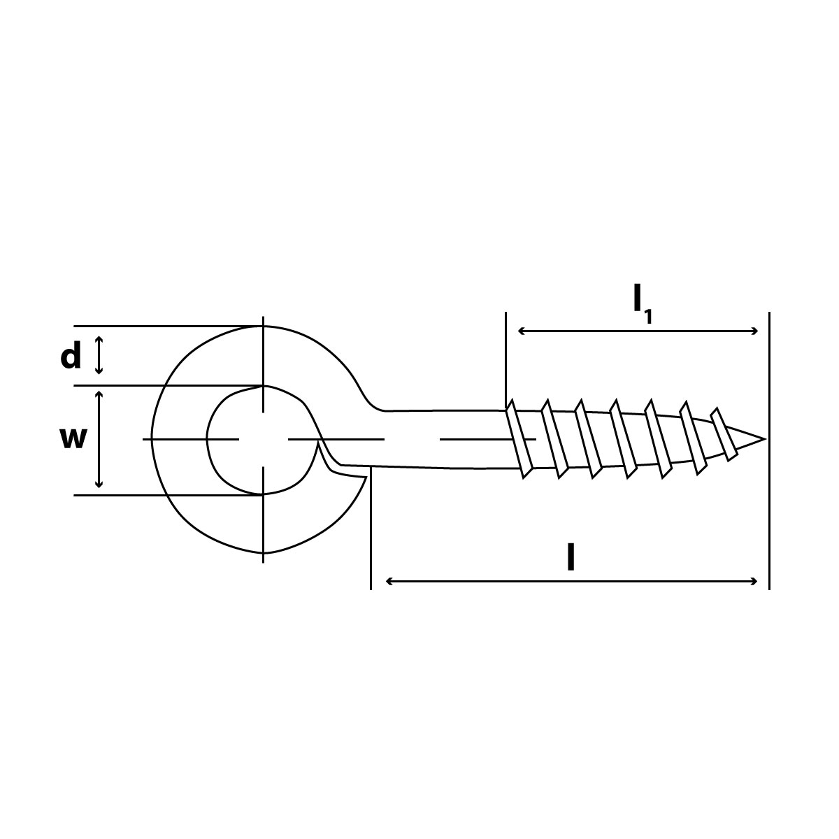 Ringschraube 40x12 verzinkt