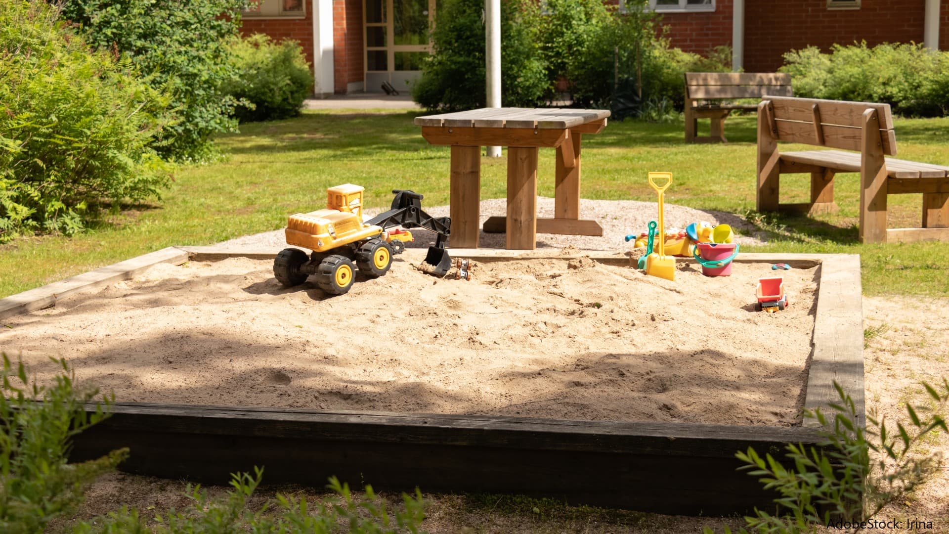 Sandkasten selber bauen