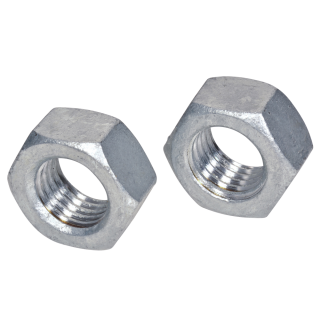 ISO 4032 Sechskantmuttern Stahl Kl.8 feuerverzinkt M 22 50 Stück