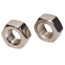 ISO 4032 Sechskantmuttern Stahl Kl.8 vernickelt M 10 500...