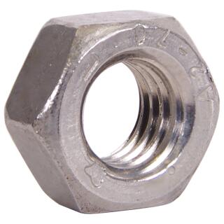 ISO 4032 Sechskantmuttern Linksgewinde Edelstahl A2 M 12 25 Stück