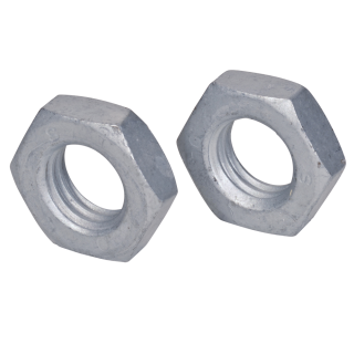 ISO 4035 Sechskantmuttern mit Fasen niedrig Stahl Kl.4 zinklamellenbeschichtet M 16 100 Stück