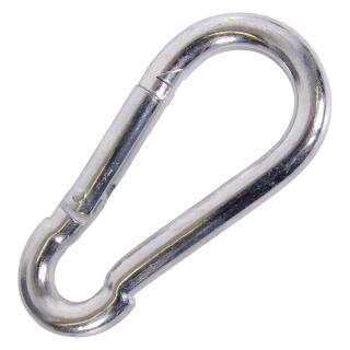 DIN 5299 Karabinerhaken birnenförmig Stahl verzinkt Form C 80x8 50 Stück