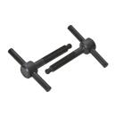 DIN 6304 Knebelschrauben Stahl 5.8 brniert Form E mit...