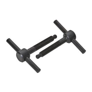 DIN 6304 Knebelschrauben Stahl 5.8 brniert Form E mit festem Knebel ohne Druckstck EM 8x60 1 Stck