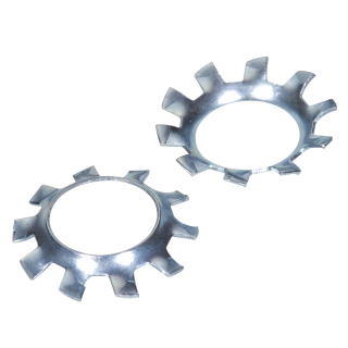 DIN 6797 Zahnscheiben Federstahl verzinkt Form V 4,3 250 Stück