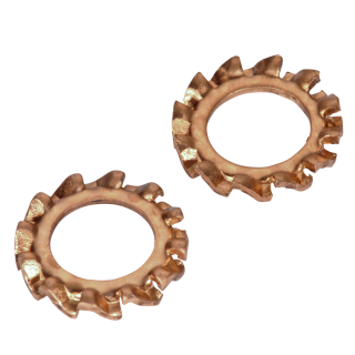 DIN 6798 Fächerscheiben Federstahl DiSP Bronze CuSn8 Form A 4,3 1000 Stück