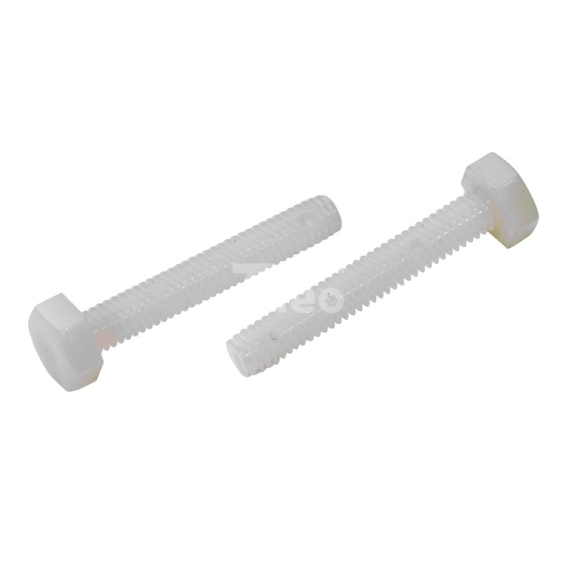 Sechskantschrauben DIN 933 M 10 X 30 Edelstahl Schwarz 10 Stk. - Schrauben Shop