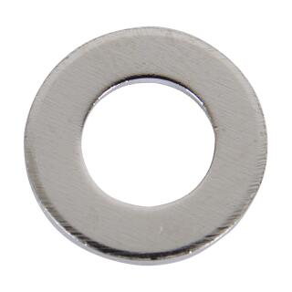 ISO 7089 Flache Scheiben normale Reihe ohne Fase Messing vernickelt 6 1000 Stück
