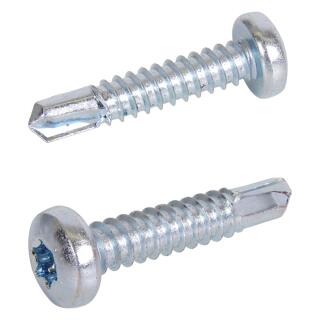 Bohrschrauben DIN 7504 Linsenkopf Innensechsrund TX verzinkt 2,9x9,5 1000 Stück
