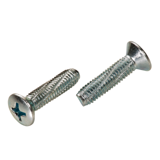 DIN 7516 Gewinde-Schneidschrauben Linsensenkkopf Stahl verzinkt Kreuzschlitz-H Form E M 5x30 500 Stück
