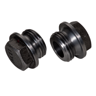 DIN 7604 Verschlussschrauben Stahl Bund Sechskant leichte Ausführung zyl. Feingewinde Form A M 26x1,5 25 Stück