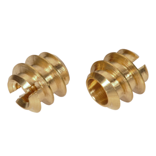 DIN 7965 Einschraubmuttern RAMPA Messing M 10x20 100 Stück