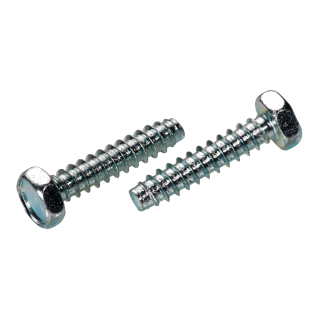 DIN 7976 Sechskant-Blechschrauben Stahl verzinkt Zapfen Form F 4,8x25 -F 500 Stück