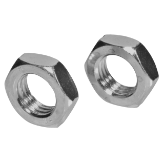 ISO 8675 Sechskantmuttern niedrig Edelstahl A4 mit Fasen Feingewinde M 24x2 10 Stück