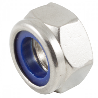 ISO 10511 Sechskantmuttern Edelstahl A2 Klemmteil nichtmetallisch niedrige Form M 22 1 Stück