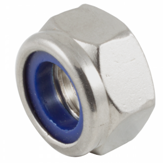 ISO 10511 Sechskantmuttern Edelstahl A4 Klemmteil nichtmetallisch niedrige Form M 14 250 Stück