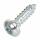 ISO 14585 Flachkopf-Blechschrauben TX Stahl verzinkt Spitze Form C 4,8x80 250 Stück