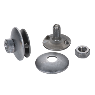 DIN 15237 Tellerschrauben Mu Stahl 3.6 blank Tellerscheibe Sechskantmutter M 10x40 100 Stück