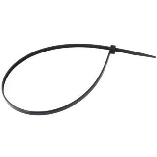 Kabelbinder schwarz witterungsstabil innenverzahnt Standard Polyamid 6.6 7,6x390 /108 100 Stück