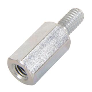 Abstandsbolzen Stahl verzinkt Sechskant Innen- und Außengewinde M 3x60/ 6 100 Stück