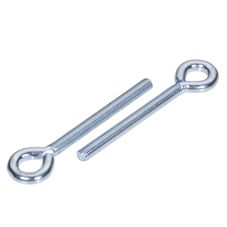 Ösenschrauben Stahl verzinkt Gewinde metrisch M 4x15 D 6 100 Stück