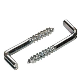 blank – Schraubhaken mit Dübel Dübel 8 x 50 mm galvanisch verzinkt mit Schlitz Winkelschrauben 5,8 x 80 mm L-Schraubhaken 25 Schraubhaken und Dübel im Set Montagehaken blank – Schraubhaken mit Dübel Dübel 8 x 50 mm galvanisch verzinkt mit Schlitz Winkelschrauben 5,8 x 80 mm L-Schraubhaken 25 Schraubhaken und Dübel im Set Montagehaken