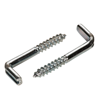 Schraubhaken Schlitz Holzgewinde Stahl verzinkt 80x5,8x12 100 Stück