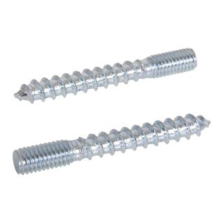 Stockschrauben TX-Antrieb Stahl verzinkt metrisches - Holzgewinde M 8x80 100 Stck