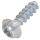 Gewindefurchende Schrauben Linsenkopf TX Scheibe Stahl verzinkt für Kunststoff 4x20 500 Stück