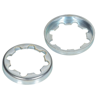DUBO-Zahn-Tellerringe Stahl verzinkt für DUBO-Profilscheiben 404-11,2x6,8 100 Stück