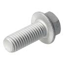 RIPP Sechskant-Flanschschrauben Kl. 100 zinklamellenbeschichtet mit Sperr-Rippen Vollgewinde M 12x30 100 Stück