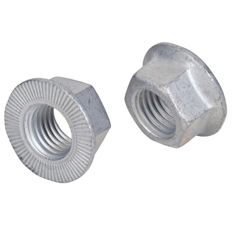 Flanschschrauben M10 x 35 Sechsk Ripp Schrauben Kl.100 zinklamellenbeschichtet 