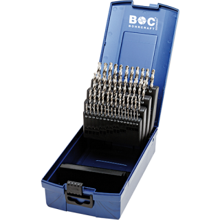 Bohrcraft HSS-G houtspiraalborenset 3-10 mm, 8-delig