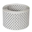 Vogelschutzgitter wei 80mm PVC oval 5m Rolle