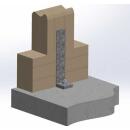 Betonflachstahlanker Gutzeit 40x300x40x2 25 Stück