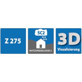 Gerberverbinder Gutzeit 120x180x20x2 10 Paar