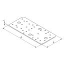 Flachverbinder Gutzeit 40x180x3 50 Stück