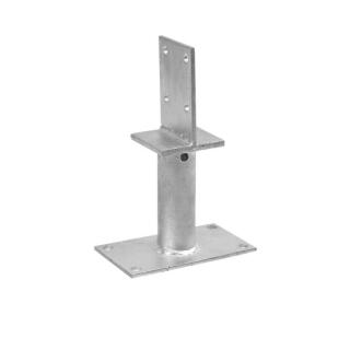 Pfostenträger T-Form zum aufdübeln mit Distanzrohr Gutzeit - Höhe: 250 mm 1 Stück