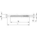 HECO-FIX-plus Universalschrauben 6x100 TG PZ-3 Rundkopf Stahl verzinkt 100 Stück