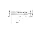 HECO MULTI-MONTI-plus Betonschrauben 5x40 T-25 Senkkopf Stahl verzinkt 200 Stück