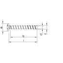 HECO MULTI-MONTI-plus Montageschienenanker 7,5x45 T-30...