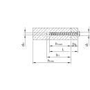 HECO MULTI-MONTI-plus Betonschrauben 5x30 T-20 Rundkopf Stahl verzinkt 200 Stück